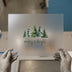 Merry & Bright Christmas Trees | DTF Transfer Ready to Press | Holiday Heat Transfer