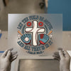Baseball Cross Faith | DTF Transfer Ready to Press | Retro Sports Heat Transfer