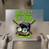 Respect The Drip Baseball | DTF Transfer Ready to Press | Spooky Sports Heat Transfer