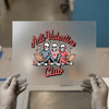 Anti-Valentine Club Skeletons | DTF Transfer Ready to Press | Humorous Heat Transfer