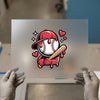 Baseball Player DTF Transfer Ready to Press | Cartoon Heat Transfer