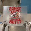 Funny Christmas Squirrel DTF Transfer | Ready to Press | Holiday Heat Transfer