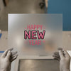 Happy New Year Celebration | DTF Transfer Ready to Press | Sparkling Pink Heat Transfer