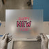 Happy New Year Celebration | DTF Transfer Ready to Press | Sparkling Pink Heat Transfer