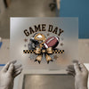 Game Day Football & Helmet | DTF Transfer Ready to Press | Sports Heat Transfer