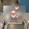 Creepy Clown Valentine | DTF Transfer Ready to Press | Horror Heat Transfer