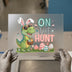 Easter Dinosaur 'On The Hunt' | DTF Transfer Ready to Press | Kids' Heat Transfer