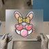 Cool Bunny with Sunglasses DTF Transfer Ready to Press | Retro Style Heat Transfer