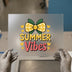 Summer Vibes Lemon Bow | DTF Transfer Ready to Press | Retro Heat Transfer