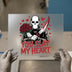 Valentine Skeleton DTF Transfer | You Slay My Heart | Horror Heat Transfer