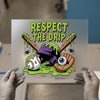 Respect The Drip Baseball | DTF Transfer Ready to Press | Horror Sports Heat Transfer