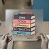 Book Lover Stack | DTF Transfer Ready to Press | Retro Floral Heat Transfer