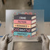 Book Lover Stack | DTF Transfer Ready to Press | Retro Floral Heat Transfer