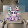Kawaii Pastel Ghost DTF Transfer Ready to Press | Cute Heat Transfer