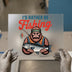 Bigfoot Fishing DTF Transfer Ready to Press | Retro Heat Transfer