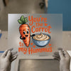 You're the Carrot to My Hummus | DTF Transfer Ready to Press | Cute Food Heat Transfer