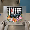 Farmhouse Chic Chicken | DTF Transfer Ready to Press | Floral Heat Transfer