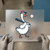 Baseball Goose DTF Transfer Ready to Press | Cartoon Sports Heat Transfer