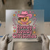 Gingerbread Cowgirl 'Howdy Christmas' | DTF Transfer Ready to Press | Retro Western Heat Transfer