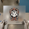 Cowboy Ghost Peace Sign | DTF Transfer Ready to Press | Spooky Western Heat Transfer