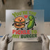 You're My Pickle Burger | DTF Transfer Ready to Press | Cartoon Food Heat Transfer