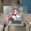 Red White & Goose | DTF Transfer Ready to Press | Patriotic Heat Transfer