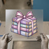 Stack of Books with Bow | DTF Transfer Ready to Press | Cozy Aesthetic Heat Transfer