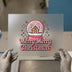 Merry Christmas Gingerbread Snow Globe | DTF Transfer Ready to Press | Retro Heat Transfer