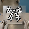 Soccer Ball Bow | DTF Transfer Ready to Press | Sports Fan Heat Transfer