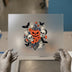 Spooky Pumpkin Skulls Ghosts | DTF Transfer Ready to Press | Halloween Heat Transfer