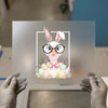 Cute Duck Bunny Ears Bubblegum | DTF Transfer Ready to Press | Cartoon Heat Transfer