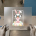 Cute Duck Bunny Ears Bubblegum | DTF Transfer Ready to Press | Cartoon Heat Transfer