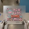 New Year Same Hot Mess | DTF Transfer Ready to Press | Retro Fun Heat Transfer