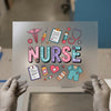 Cute Nurse Squad | DTF Transfer Ready to Press | Retro Medical Heat Transfer