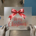 Merry Christmas Red Bow | DTF Transfer Ready to Press | Holiday Heat Transfer