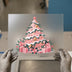 Pink Christmas Tree | DTF Transfer Ready to Press | Festive Heat Transfer