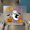 Cute Nurse Ghost Halloween | DTF Transfer Ready to Press | Spooky Heat Transfer