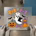 Cute Nurse Ghost Halloween | DTF Transfer Ready to Press | Spooky Heat Transfer