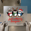 Merry Penguin Squad | DTF Transfer Ready to Press | Holiday Heat Transfer