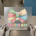 Easter Day Knit Bow | DTF Transfer Ready to Press | Cozy Pastel Heat Transfer