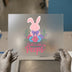 Chillin' with My Peeps Bunny | DTF Transfer Ready to Press | Easter Heat Transfer