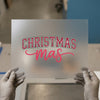 Christmas Mas | DTF Transfer Ready to Press | Festive Collegiate Heat Transfer