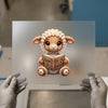 Little Lamb Psalm 23 | DTF Transfer Ready to Press | Christian Heat Transfer