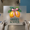 Sweet & Sour Lemons | DTF Transfer Ready to Press | Citrus Heat Transfer