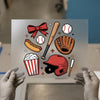 Baseball Game Day Fun | DTF Transfer Ready to Press | Retro Sports Heat Transfer