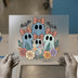 Retro Floral Ghosts & Bats | DTF Transfer Ready to Press | Spooky Cute Heat Transfer