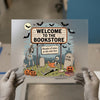Spooky Bookstore Skeletons | DTF Transfer Ready to Press | Halloween Heat Transfer