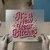 It's a New Year Bitches | DTF Transfer Ready to Press | Retro Funky Heat Transfer