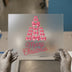 Pink Bow Christmas Tree | DTF Transfer Ready to Press | Festive Heat Transfer