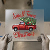 Small Town Christmas Truck | DTF Transfer Ready to Press | Rustic Heat Transfer